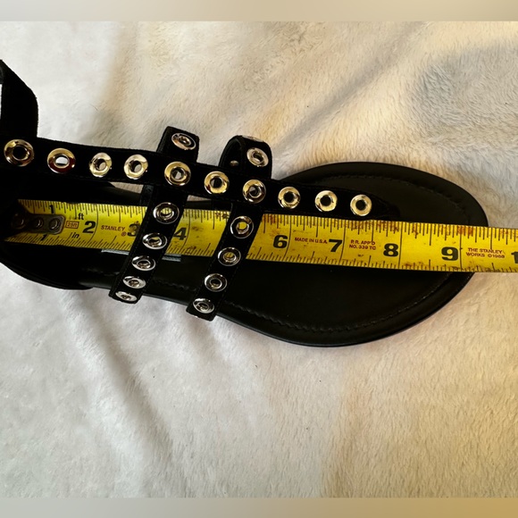 Black suede Prada T-Strap gladiator sandals, 36.5, great condition! - Picture 12 of 15